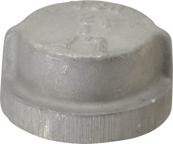 Latrobe Foundry - 1-1/2" Aluminum Pipe End Cap - 150 psi, F End Connection, Grade 356-F - Eagle Tool & Supply