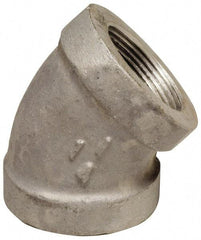 Latrobe Foundry - 3/8" Aluminum Pipe 45° Elbow - 150 psi, F End Connection, Grade 356-F - Eagle Tool & Supply