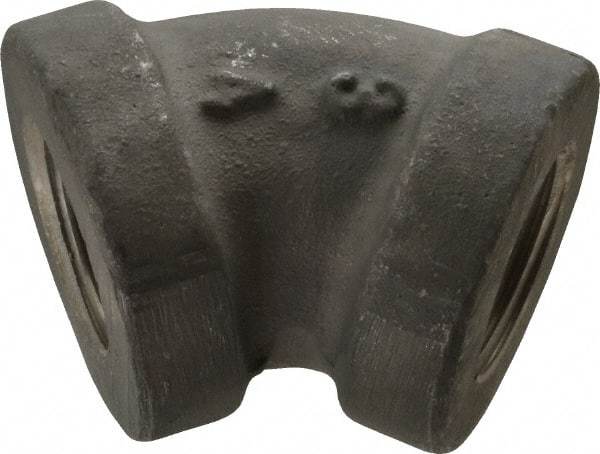 Latrobe Foundry - 3/4" Aluminum Pipe 45° Elbow - 150 psi, F End Connection, Grade 356-F - Eagle Tool & Supply