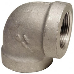 Latrobe Foundry - 1/2" Aluminum Pipe 90° Elbow - 150 psi, F End Connection, Grade 356-F - Eagle Tool & Supply