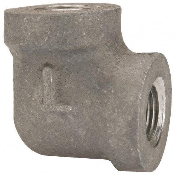 Latrobe Foundry - 1/8" Aluminum Pipe 90° Elbow - 150 psi, F End Connection, Grade 356-F - Eagle Tool & Supply