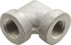 Latrobe Foundry - 1/4" Aluminum Pipe 90° Elbow - 150 psi, F End Connection, Grade 356-F - Eagle Tool & Supply