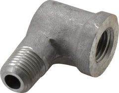 Latrobe Foundry - 1/4" Aluminum Pipe 90° Street Elbow - 150 psi, M x F End Connection, Grade 356-F - Eagle Tool & Supply