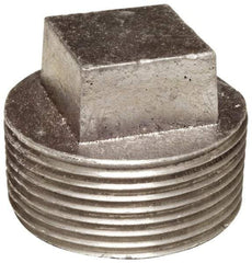 Latrobe Foundry - 3/8" Aluminum Pipe Square Head Plug - 150 psi, M End Connection, Grade 6061-T6 - Eagle Tool & Supply