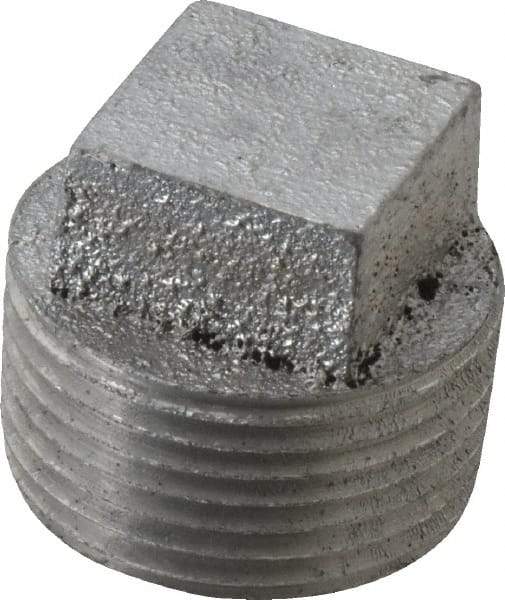 Latrobe Foundry - 1" Aluminum Pipe Square Head Plug - 150 psi, M End Connection, Grade 356-F - Eagle Tool & Supply