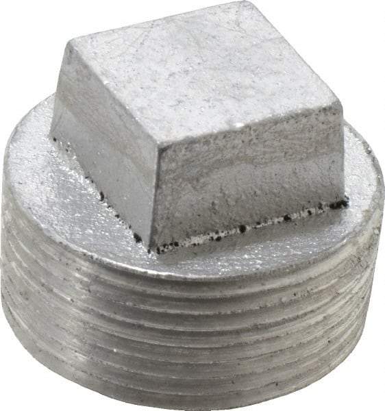 Latrobe Foundry - 1-1/4" Aluminum Pipe Square Head Plug - 150 psi, M End Connection, Grade 356-F - Eagle Tool & Supply