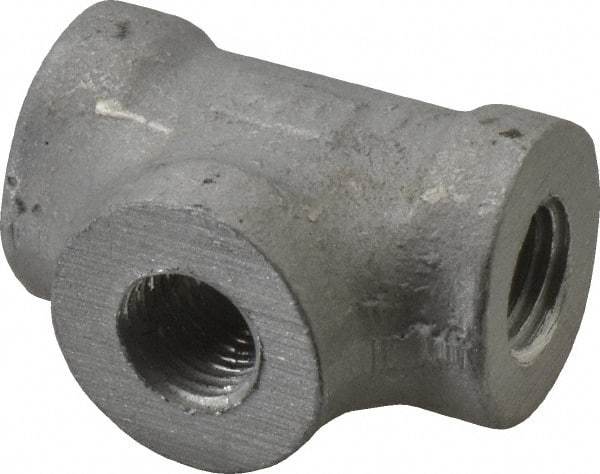 Latrobe Foundry - 1/4" Aluminum Pipe Tee - 150 psi, F End Connection, Grade 356-F - Eagle Tool & Supply