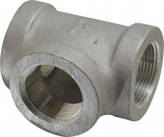 Latrobe Foundry - 1-1/4" Aluminum Pipe Tee - 150 psi, F End Connection, Grade 356-F - Eagle Tool & Supply