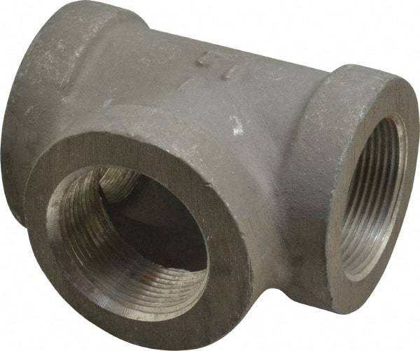 Latrobe Foundry - 1-1/2" Aluminum Pipe Tee - 150 psi, F End Connection, Grade 356-F - Eagle Tool & Supply