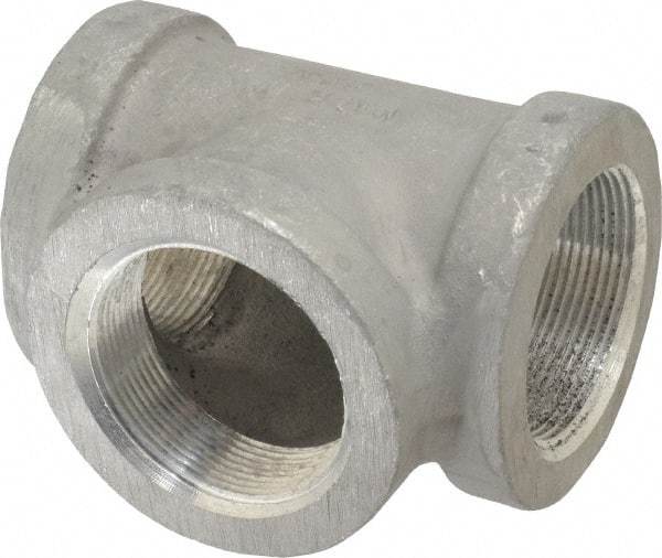 Latrobe Foundry - 2" Aluminum Pipe Tee - 150 psi, F End Connection, Grade 356-F - Eagle Tool & Supply