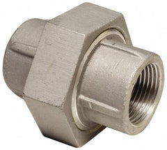 Latrobe Foundry - 3/8" Aluminum Pipe Union - 150 psi, F End Connection, Grade 356-F - Eagle Tool & Supply