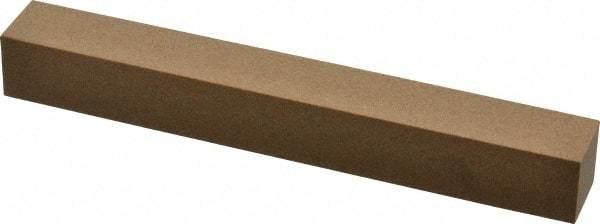 Made in USA - 6" Long x 3/4" Wide x 3/4" Thick, Aluminum Oxide Sharpening Stone - Square, Medium Grade - Eagle Tool & Supply