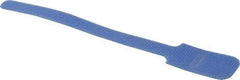 SpeedTech - 6" Long Blue Nylon & Polyethylene Hook & Loop Strap - 40 Lb Tensile Strength - Eagle Tool & Supply