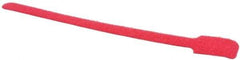 SpeedTech - 9" Long Red Nylon & Polyethylene Mountable Cable Tie - 40 Lb Tensile Strength, 2" Max Bundle Diam - Eagle Tool & Supply