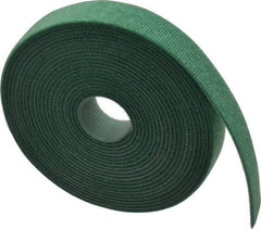 SpeedTech - 15' Long Green Nylon & Polyethylene Hook & Loop Strap - 50 Lb Tensile Strength - Eagle Tool & Supply