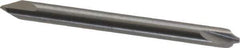 Value Collection - 0.039" Radius, 1/8" Mill Diam, 2 Flute Solid Carbide Corner Rounding End Mill - Double End, Uncoated, 1-1/2" OAL, 1/8" Shank Diam - Eagle Tool & Supply