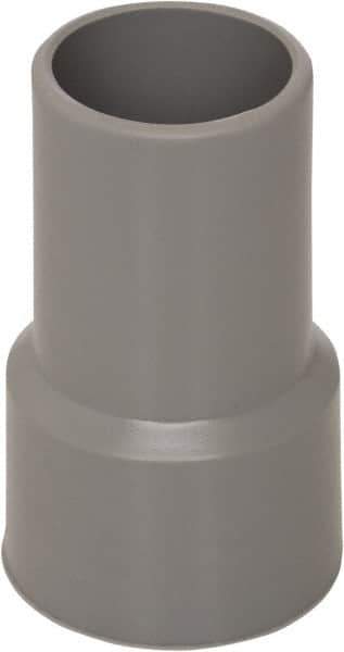 Flexaust - 2-1/2" Screw-On Hose Cuff - PVC, Gray - Eagle Tool & Supply
