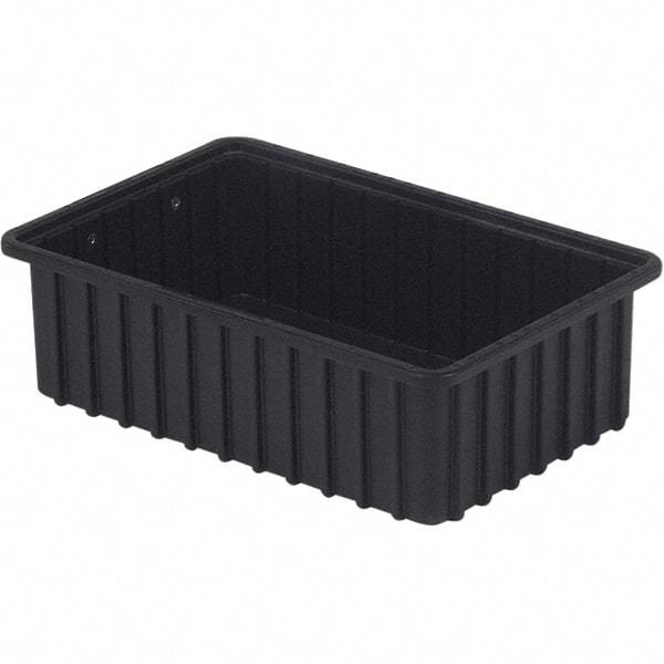 LEWISBins+ - 10-7/8" Wide x 5" High, Black Bin Divider Box - Use with DV1050 Short, DV1650 Long - Eagle Tool & Supply