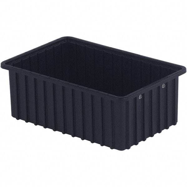 LEWISBins+ - 10-7/8" Wide x 6" High, Black Bin Divider Box - Use with DV1060 Short, DV1660 Long - Eagle Tool & Supply