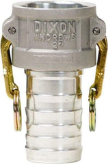 Dixon Valve & Coupling - 2" Aluminum Cam & Groove Suction & Discharge Hose Female Coupler Hose Shank - Part C, 250 Max psi - Eagle Tool & Supply
