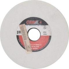 Camel Grinding Wheels - 7" Diam x 1-1/4" Hole x 1/2" Thick, J Hardness, 60 Grit Surface Grinding Wheel - Aluminum Oxide, Type 1, Medium Grade, 3,760 Max RPM, Vitrified Bond, No Recess - Eagle Tool & Supply