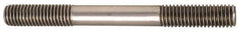Gibraltar - 7/8-9 4" OAL Equal Double Threaded Stud - Alloy Steel, Black Oxide Finish, 1-13/32" Equal Thread Length - Eagle Tool & Supply