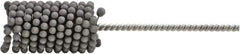 Brush Research Mfg. - 0.218" to 0.236" Bore Diam, 240 Grit, Aluminum Oxide Flexible Hone - Medium, 8" OAL - Eagle Tool & Supply