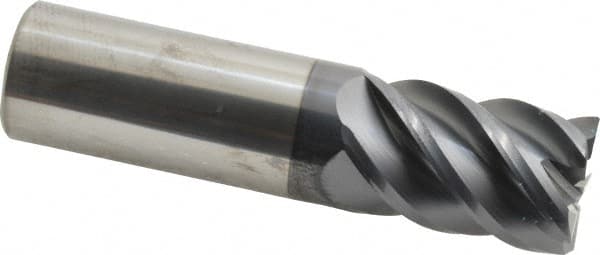 SGS - 1" Diam 5 Flute Solid Carbide 0.03" Corner Radius End Mill - Eagle Tool & Supply