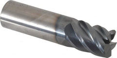 SGS - 3/4" Diam 5 Flute Solid Carbide 0.06" Corner Radius End Mill - Eagle Tool & Supply