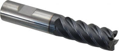 SGS - 5/8" Diam 5 Flute Solid Carbide 0.03" Corner Radius End Mill - Eagle Tool & Supply