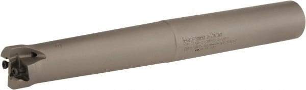 Iscar - 1" Cut Diam, 0.118" Max Depth of Cut, 1" Shank Diam, Indexable Plunge End Mill - Straight Shank, HTP LNHT 1006 Insert Style, HTP-LN10 Toolholder Style, Through Coolant, Series TangPlunge - Eagle Tool & Supply