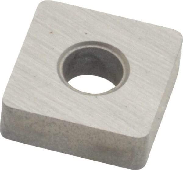 Value Collection - SNMA322 Grade I22 Carbide Turning Insert - Uncoated, 90° Square, 3/8" Inscr Circle, 1/8" Thick, 1/32" Corner Radius - Eagle Tool & Supply