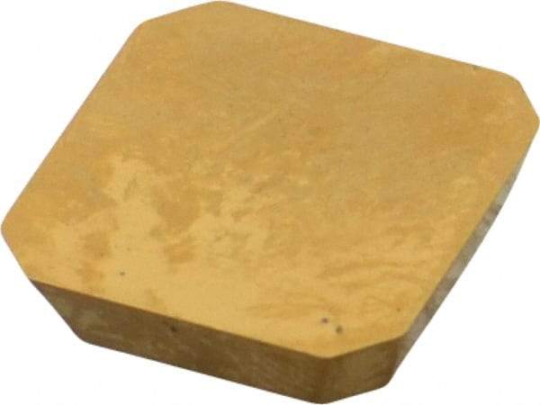 Value Collection - SEAN42 Grade ICP55M Carbide Milling Insert - TiN Finish, 1/8" Thick, 1/2" Inscribed Circle - Eagle Tool & Supply