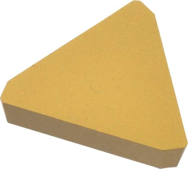 Value Collection - TPC32 Grade ICP55M Carbide Milling Insert - TiN Finish, 3/8" Inscribed Circle, 0.047" Corner Radius - Eagle Tool & Supply