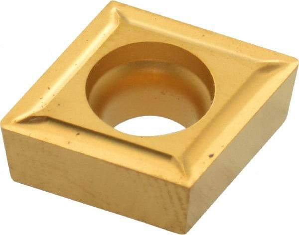 Value Collection - CCMT32.51 Grade TCN55 Carbide Turning Insert - TiN Finish, 80° Diamond, 3/8" Inscr Circle, 5/32" Thick, 1/64" Corner Radius - Eagle Tool & Supply