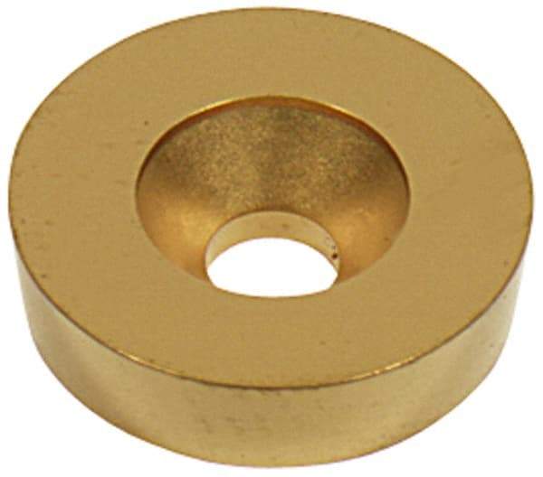 Value Collection - RD16 P Grade TCN55 Carbide Turning Insert - TiN Finish, Round, 1" Inscr Circle, 1/4" Thick - Eagle Tool & Supply
