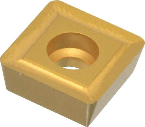 Value Collection - SPGH433 Grade TCN55 Carbide Turning Insert - TiN Finish, 90° Square, 1/2" Inscr Circle, 3/16" Thick, 3/64" Corner Radius - Eagle Tool & Supply