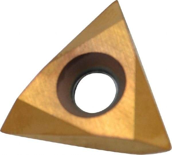 Value Collection - TNMC43 60° V Grade TCN55 On Edge Threading Insert - PVD TiN Finish, 1/2" Inscribed Circle - Eagle Tool & Supply