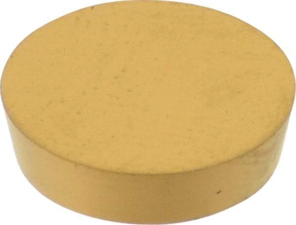 Value Collection - RPG42 Grade TCN55 Carbide Turning Insert - TiN Finish, Round, 1/2" Inscr Circle, 1/8" Thick - Eagle Tool & Supply