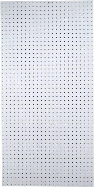 Triton - 48" Wide x 96" High Peg Board Storage Board - 1 Panel, Polypropylene, White - Eagle Tool & Supply