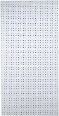 Triton - 48" Wide x 96" High Peg Board Storage Board - 1 Panel, Polypropylene, White - Eagle Tool & Supply