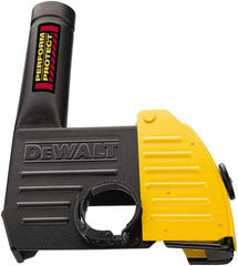 DeWALT - 5 & 6" Diam Grinder Dust Shroud - For Use with Grinder & Vacuum - Eagle Tool & Supply