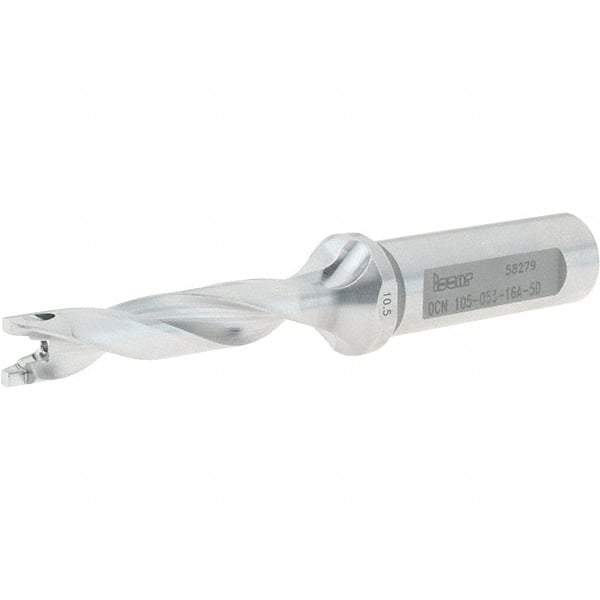 Iscar - 10.5mm to 10.9mm Diam, 5xD, 53mm Max Depth, 16mm Shank Diam, 116.7mm OAL, Replaceable-Tip Drill - FCP, ICK, ICK-2M, ICM, ICN, ICP, iCP-2M Insert, 10 Seat Size, 78274552 Toolholder, Series SumoCham - Eagle Tool & Supply
