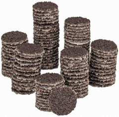 Tru-Maxx - 1/2" Diam, 60 Grit Aluminum Oxide Adhesive PSA Disc - Medium Grade, X Weighted Cloth Backing, For Right Angle/Vertical Shaft Portable Grinders - Eagle Tool & Supply