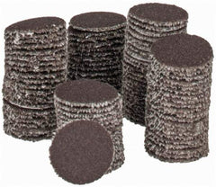 Tru-Maxx - 1/2" Diam, 320 Grit Aluminum Oxide Adhesive PSA Disc - Extra Fine Grade, X Weighted Cloth Backing, For Right Angle/Vertical Shaft Portable Grinders - Eagle Tool & Supply