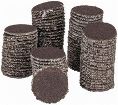 Tru-Maxx - 1/2" Diam, 180 Grit Aluminum Oxide Adhesive PSA Disc - Very Fine Grade, X Weighted Cloth Backing, For Right Angle/Vertical Shaft Portable Grinders - Eagle Tool & Supply