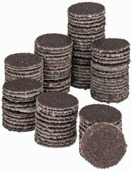 Tru-Maxx - 1/2" Diam, 120 Grit Aluminum Oxide Adhesive PSA Disc - Fine Grade, X Weighted Cloth Backing, For Right Angle/Vertical Shaft Portable Grinders - Eagle Tool & Supply