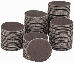 Tru-Maxx - 3/4" Diam, 320 Grit Aluminum Oxide Adhesive PSA Disc - Extra Fine Grade, X Weighted Cloth Backing, For Right Angle/Vertical Shaft Portable Grinders - Eagle Tool & Supply