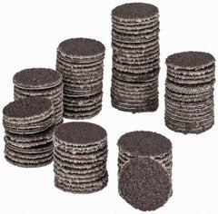 Tru-Maxx - 1/2" Diam, 100 Grit Aluminum Oxide Adhesive PSA Disc - Fine Grade, X Weighted Cloth Backing, For Right Angle/Vertical Shaft Portable Grinders - Eagle Tool & Supply