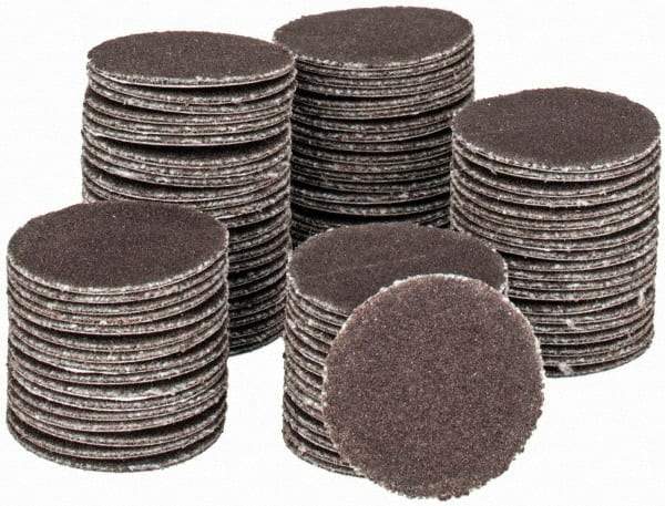 Tru-Maxx - 3/4" Diam, 180 Grit Aluminum Oxide Adhesive PSA Disc - Very Fine Grade, X Weighted Cloth Backing, For Right Angle/Vertical Shaft Portable Grinders - Eagle Tool & Supply